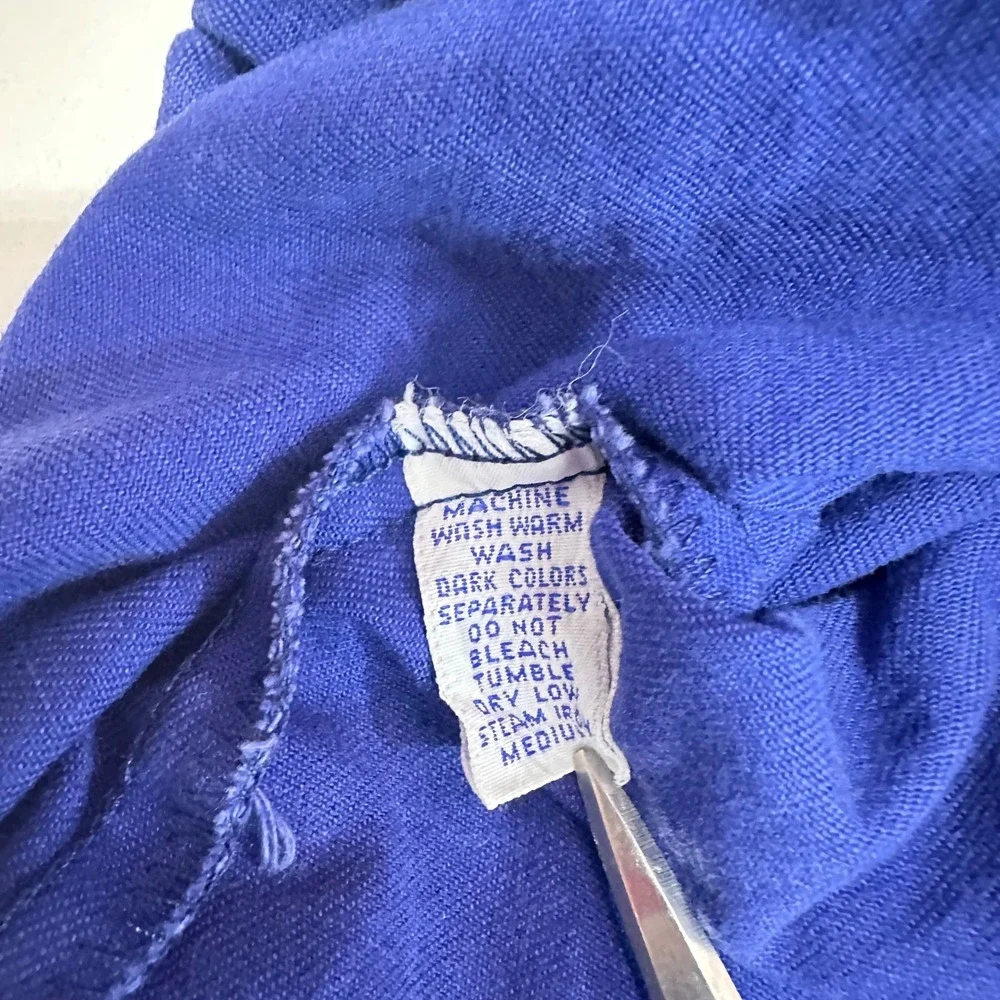 Polo Ralph Lauren Vintage Blue Harrington Jacket Made in USA Mens XL Pony Logo